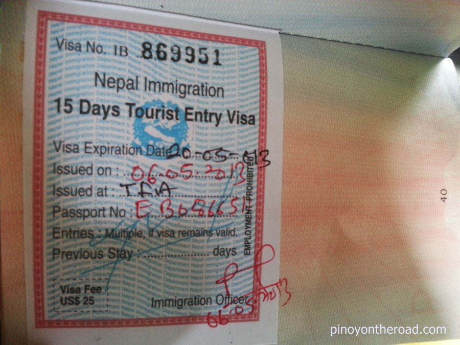 Nepal | Tourist Visa On Arrival in Kathmandu Airport | Nepal Visa