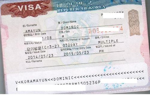 My Second South Korean Tourist Visa - Multiple Entry for 1 Year