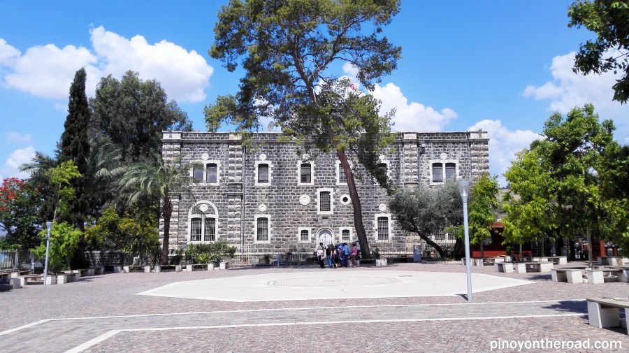 Modern building in Capernaum 
