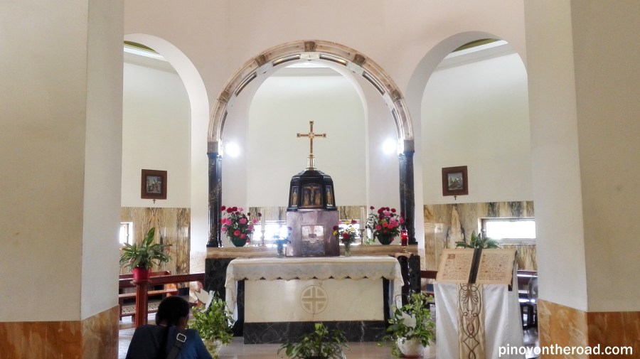 Main altar of the Church of Mt of Beatitudes