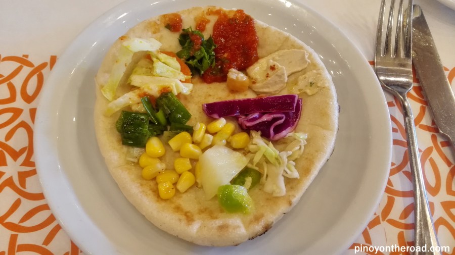 My plate for this lunch - St Peter's fish